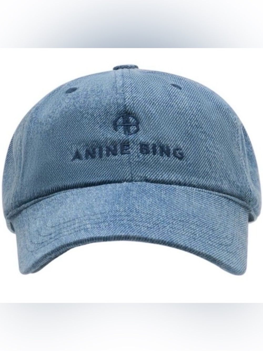 ANINE BING - Jeremy Baseball Hat - Cotton - Denim Blue NWT